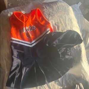 Orange and Navy Bears Cheerleading Outfit